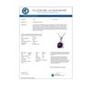 Image 2 : 3.06 CTW Amethyst & Diamond Necklace 18K White Gold - REF-42A8X - 10376