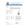 Image 2 : 2.0 CTW Tanzanite & Diamond Pendant 14K White Gold - REF-57W3F - 14042