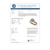 Image 3 : 2.55 CTW Certified H-SI/I Quality Diamond Solitaire Engagement Ring 10K Yellow Gold - REF-729W2F - 3