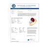 Image 2 : 5.55 CTW Ruby & Diamond Ring 10K Yellow Gold - REF-64X2T - 11701