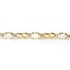 Image 2 : 1.26 CTW Opal & Diamond Bracelet 10K Yellow Gold - REF-28W2F - 13024