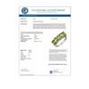 Image 2 : 3.0 CTW Peridot Ring 10K White Gold - REF-17Y3K - 10782
