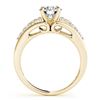 Image 4 : 1.5 CTW Certified VS/SI Diamond Solitaire 2Pc Wedding Set 14K Yellow Gold - REF-225Y3K - 31720
