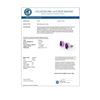 Image 3 : 1.50 CTW Amethyst Earrings 18K White Gold - REF-14M2H - 10115