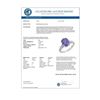Image 2 : 4.50 CTW Tanzanite & Diamond Ring 14K White Gold - REF-125W3F - 14414