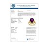 Image 3 : 4.50 CTW Amethyst Ring 10K Yellow Gold - REF-22F8N - 13600