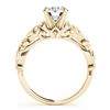 Image 2 : 1.1 CTW Certified VS/SI Diamond Solitaire Antique Ring 18K Yellow Gold - REF-371H3A - 27275