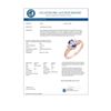 Image 2 : 1.10 CTW Tanzanite & Diamond Ring 14K Rose Gold - REF-29T3M - 10186