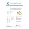 Image 3 : 1.39 CTW Certified VS/SI Diamond 3 Stone 2Pc Wedding Set 14K Yellow Gold - REF-368T2M - 32056