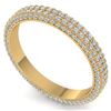 Image 2 : 1.75 CTW Certified VS/SI Diamond Micro Eternity Ring 14K Yellow Gold - REF-130Y9K - 30269