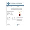 Image 2 : 0.51 CTW Ruby & Diamond Pendant 10K Yellow Gold - REF-13T3M - 12622
