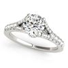 Image 2 : 1.06 CTW Certified VS/SI Diamond Solitaire 2Pc Wedding Set 14K White Gold - REF-96A5X - 31742