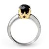 Image 2 : 1.75 CTW VS Certified Black Diamond Solitaire Ring 14K 2-Tone Gold - REF-64X2T - 11814