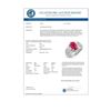 Image 2 : 3.01 CTW Ruby & Diamond Ring 18K White Gold - REF-105A5X - 12834
