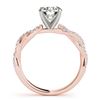 Image 5 : 0.75 CTW Certified VS/SI Diamond Solitaire Ring 18K Rose Gold - REF-112H4A - 27844