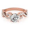 Image 1 : 1.4 CTW Certified VS/SI Diamond Solitaire Ring 18K Rose Gold - REF-379H5A - 27859