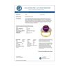 Image 3 : 8.18 CTW Amethyst & Diamond Ring 14K Yellow Gold - REF-127H3A - 11159