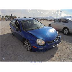 2004 - DODGE NEON // REBUILT SALVAGE