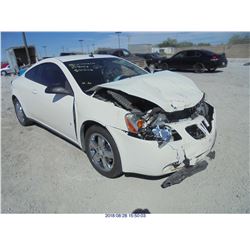 2008 - PONTIAC G6
