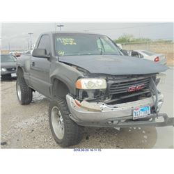 2001 - GMC SIERRA 1500