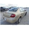 Image 4 : 2003 - DODGE NEON // LEGAL RESTRAINT // REBUILT SALVAGE