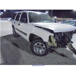 2004 - CHEVROLET TAHOE // REBUILT SALVAGE