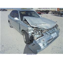 2003 - HYUNDAI ACCENT // REBUILT SALVAGE DAMAGED