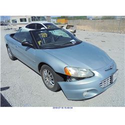 2002 - CHRYSLER SEBRING