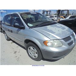 2001 - DODGE CARAVAN