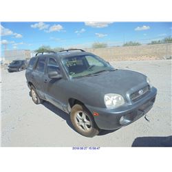 2004 - HYUNDAI SANTA FE // REBUILT SALVAGE