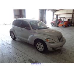 2005 - CHRYSLER PT CRUISER // SALVAGE TITLE