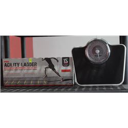 TKO AGILITY LADDER AND WEIGH SCALE