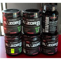 5 - 297G ALLMAX RAZOR 8 PRE-WORKOUT POWDER WITH