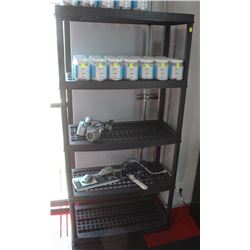 5 TIER PLASTIC SHELVING UNIT