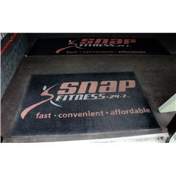 LOT OF 2 SNAP FITNESS ENTRANCE MATS