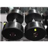 Image 1 : PAIR OF 80LB GP DUMBBELLS