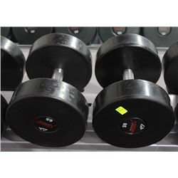PAIR OF 65LB GP DUMBBELLS