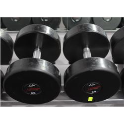 PAIR OF 60LB GP DUMBBELLS