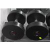 Image 1 : PAIR OF 55LB GP DUMBBELLS