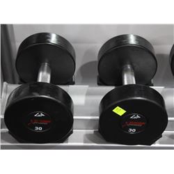 PAIR OF 30LB GP DUMBBELLS