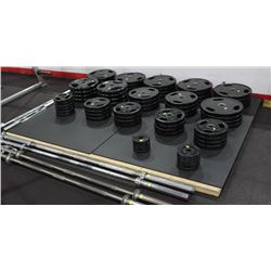 6FT BY 7FT DEADLIFT PLATFORM WITH RUBBER MATTING