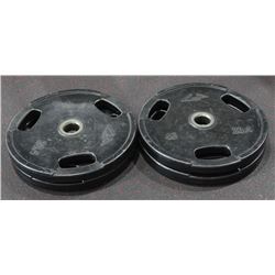 LOT OF 4 - 45LB GP FREE WEIGHTS