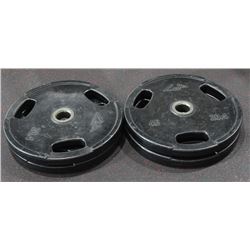 LOT OF 4 - 45LB GP FREE WEIGHTS