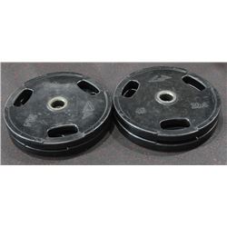 LOT OF 4 - 45LB GP FREE WEIGHTS