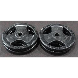 LOT OF 4 - 45LB TKO FREE WEIGHTS