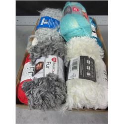 Flat with 10 New Skeins of YARN / Assorted