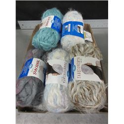 Flat with 10 New Skeins of YARN / Assorted