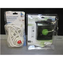 Woods foot switch Power Cord & Woods Heavy duty Timer/ excellent for