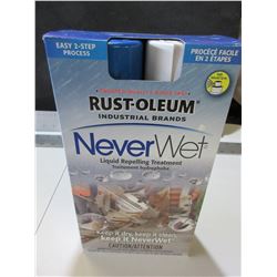 New RUST-OLEUM Never wet liquid repelling treatment / keeps water,mud,