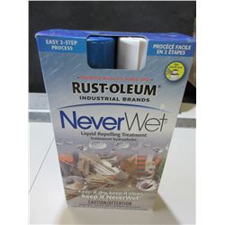 New RUST-OLEUM Never wet liquid repelling treatment / keeps water,mud,